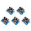 5X LED Voltmeter PWM Adjustable 4-38V to 1.25-36V Step-Down Board Module XL4016 8A 250W - Power Drop Module 1