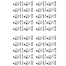 40 Pièces pour Connecteurs de Prise de Style pour Anderson Outil D'Alimentation Cc 50A 12-24V 6AWG Double PĂ´le avec Connecteurs D'Alimentation Ă