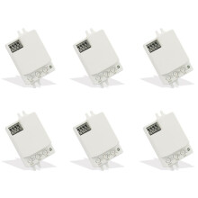 6X 5,8 GHz Mikrovågsradar Rörelsesensor AC85-265V Intelligent Människokroppssensor Rörelseljusströmbrytare