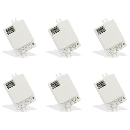 6X 5.8GHz  Microwave  Motion Sensor  AC85-265V Intelligent Human Body Sensor  Motion Light