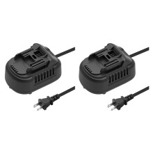 2X Convertitore da CA 110 V A CC 18 V per Utensili A Batteria per 18 V LXT, Adattatore Convertitore da CA A CC 500 W, Spina USA