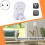 2X Digital Temperature Controller Socket Outlet Thermostat with  Sensor Probe Heating Cooling  16A EU Plug 8
