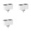 3X TUYA  Wifi Dual Plug 16A 2-in-1 Socket Outlet   Home Timing APP Voice Control Work CLY809 EU Plug 1