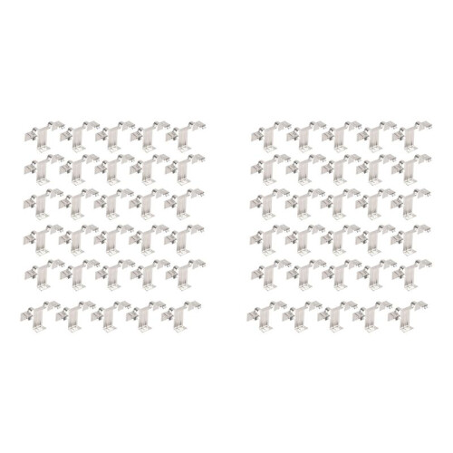 60PCS Photovoltaic Panel Drainage Buckle Plate Solar Panel Water Drain Clip for Solar Panel Draining 30MM