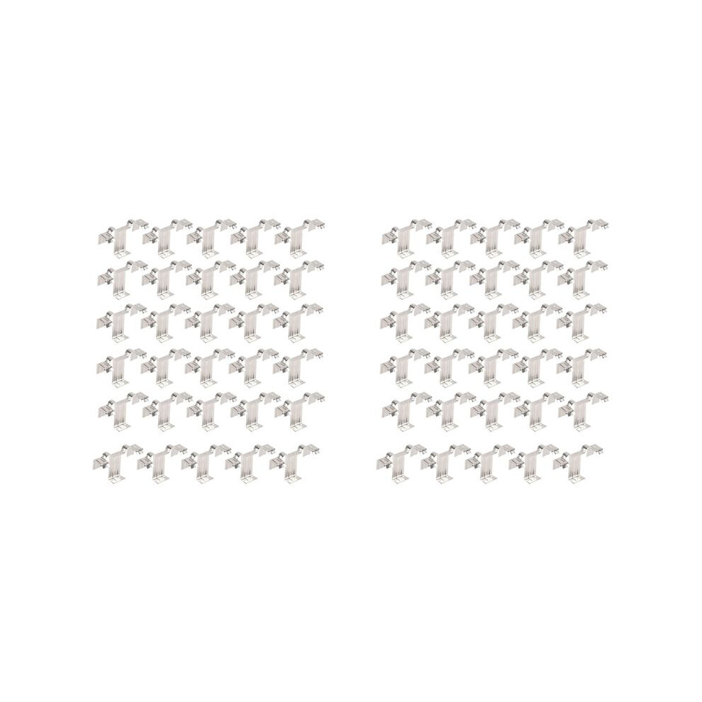 60Pcs Photovoltaic Panel Drainage Buckle Plate Solar Panel Water Drain Clip For Solar Panel Draining 30Mm 6033699331388