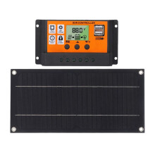 2X 600-W-Solarpanel-Kit mit 100-A-18-V-Laderegler, Solarladung für das Outdoor-Wohnmobil-Camping-Bootsanhängersystem