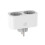 3X TUYA  Wifi Dual Plug 16A 2-in-1 Socket Outlet   Home Timing APP Voice Control Work CLY809 EU Plug 2