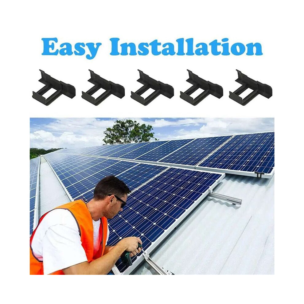 150Pcs 30Mm Solar Panel Water Drainage Clips Photovoltaic Panel Water Drained Clip Auto Remove Stagnant Water Dust 6032664148655