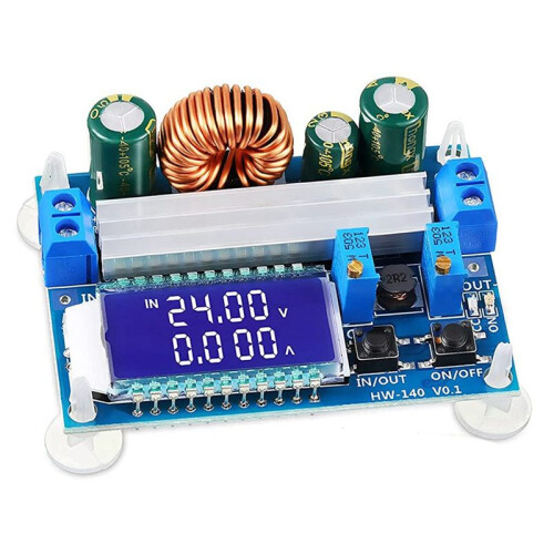4X 35W  5.5-30V to 0.5-30V Digital LCD Display Automatic Step  Down Buck Boost Converter Power Supply Module 1