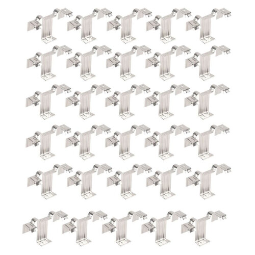 60PCS Photovoltaic Panel Drainage Buckle Plate Solar Panel Water Drain Clip for Solar Panel Draining 30MM 1
