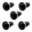 5X -Off Latching Waterproof 12mm Push Button  SPST 2A IP67, Black 1