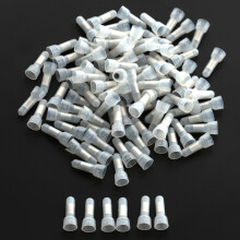 500Pcs Nylon Closed End Cap Insulated Connectors Wire Crimp Terminal 16-14 AWG