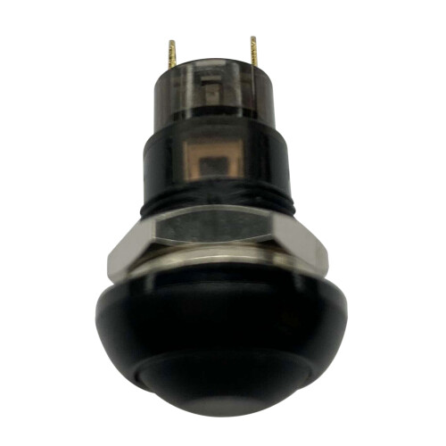 5X -Off Latching Waterproof 12mm Push Button  SPST 2A IP67, Black 2