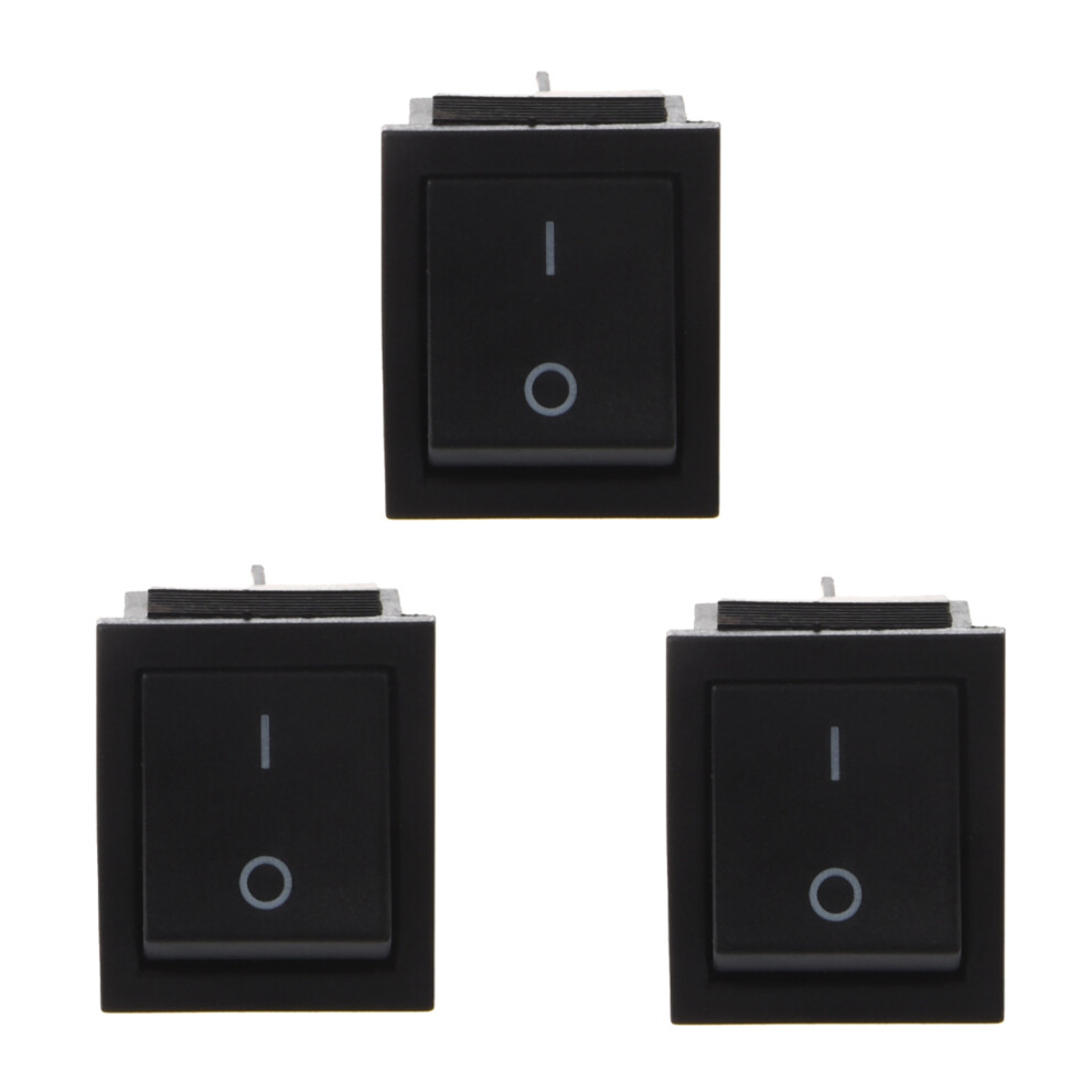 3X Ac 250V 16A 4 Pin /Off I/O 2 Position Dpst Snap In Boat Rocker 28X21mm 4712058250530
