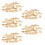 Brass 6.3 mm Connectors Female Spade Cable Terminals, 100 Piece 1