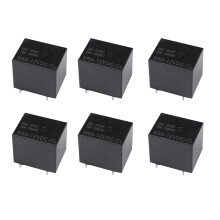 SONGLE 60 Pcs Relay 5 Pin SPDT SRA-12VDC-CL  12V Coil 20A Universal PCB New Black