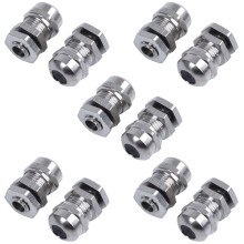 Prensaestopas de Desconexión Impermeable M8 de 10 Piezas para Cable de 2-5 mm