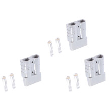 30 Peças para Conector de Plugue Anderson 50A 600V 6AWG Banhado um Prata Terminal de Cobre Sólido Ferramentas Elétricas AC/