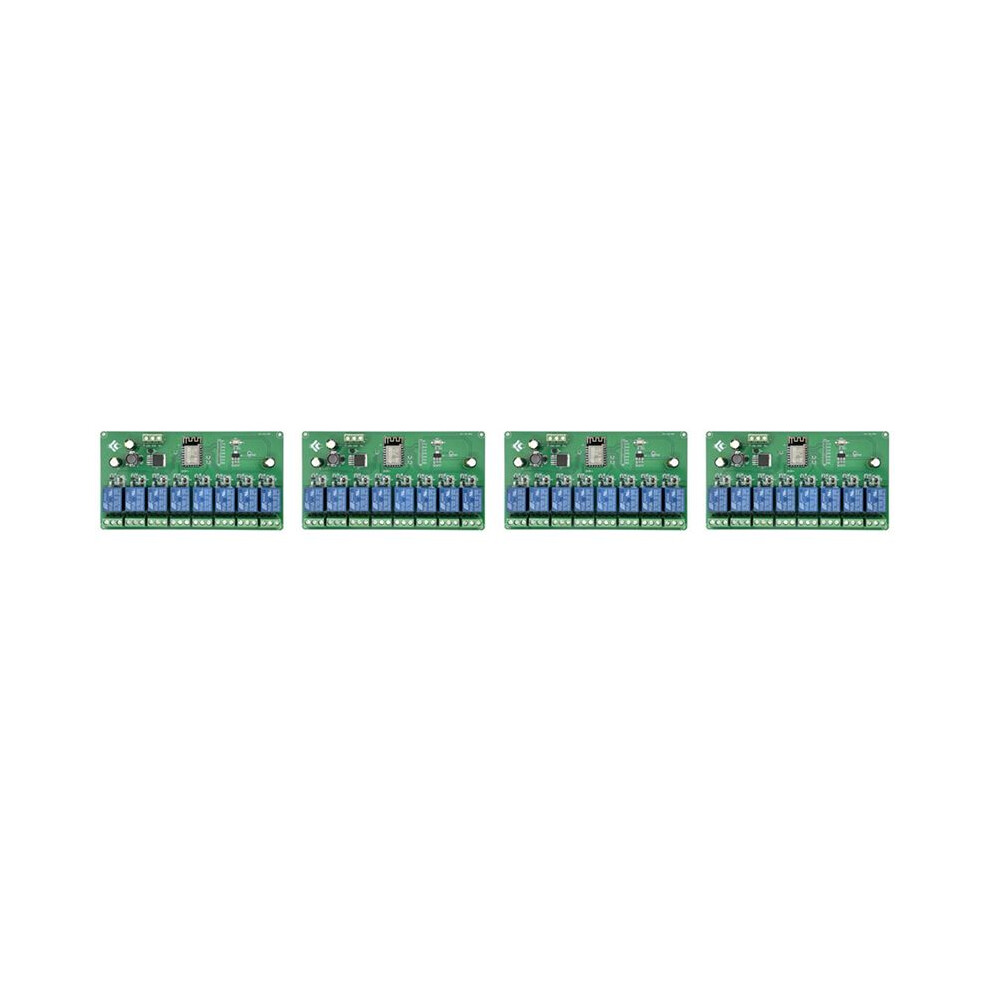 Zandonã 4X Esp8266 Wifi 8 Channel Relay Module Esp-12F Development Board Power Supply 5V/7-28V Wireless Wifi Module