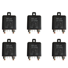 6X 12V 200A Schliesserkontakt 4-Pin-Relais - Hochleistungs-Marine-Split-Aufladung
