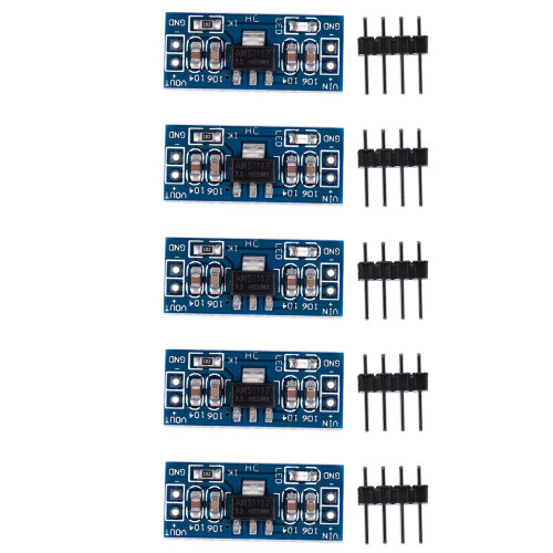 5X AMS1117-3.3  Step-Down Voltage Regulator Adapter Convertor 3.3V Out