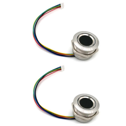 2X R503 Circular Round Two-Color Ring Indicator LED Control DC3.3V MX1.0-6Pin Capacitive Fingerprint Module Sensor