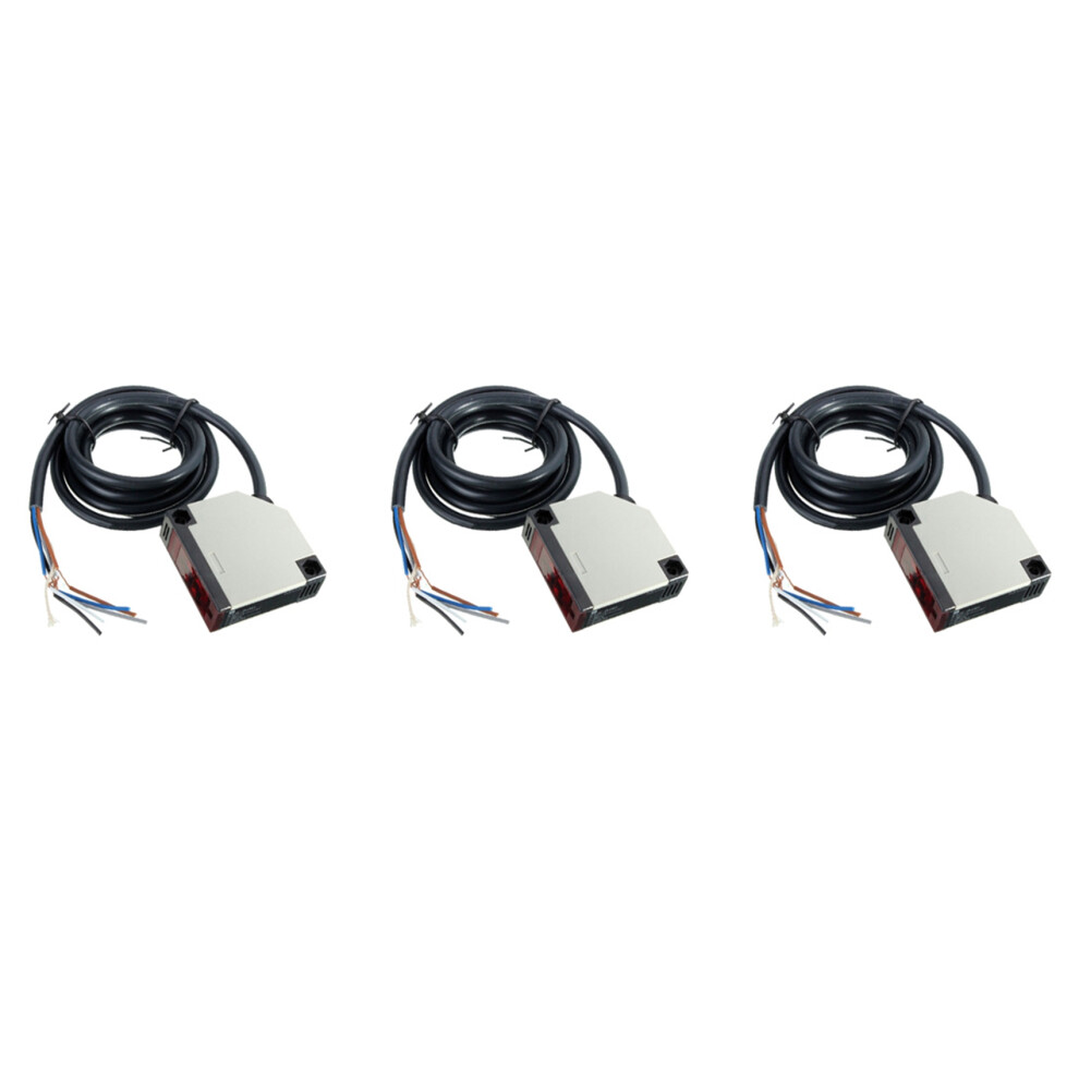 3X Specular Reflection Photoelectric Dc12-24V 3A E3jk-R4m1 Sensor With Screws 4713191142997