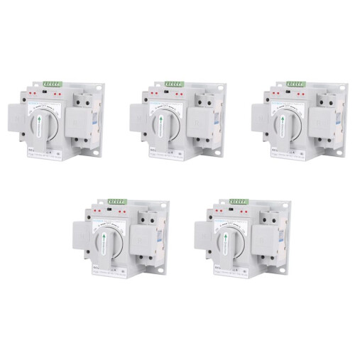 5X Dual Power Automatic Transfer  2P63A  Gear  Cb Class Ats Home Single Phase 220V