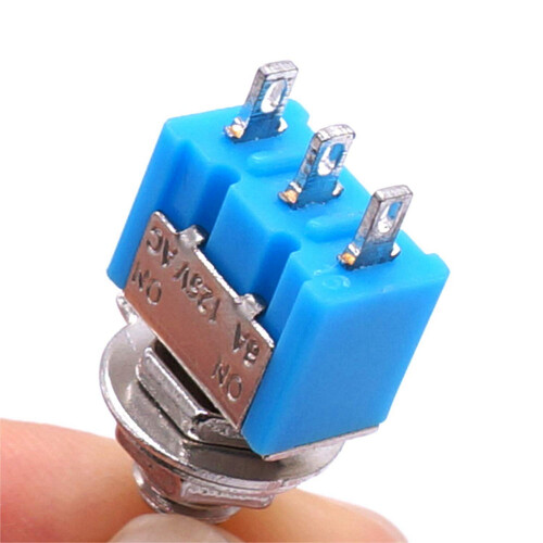 20Pcs SPDT  Toggle  3-Pin 2 Position / Miniature Toggle  6A 125V AC Toggle  MTS-102 1
