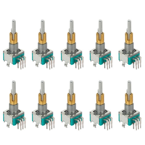 10X EC11EBB24C03 Dual Axis Encoder with  30 Positioning Number 15 Pulse Point Handle 25mm
