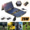2X Foldable Solar Panel Solar Cell with USB Output Solar Charger for Camping Cell Phone Tablet Devices Power Bank B 5