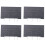 4X Input 3-32V  Output 4A 200V  4 Pin PCB Solid State Relay HHG1D-0/032F-20 1