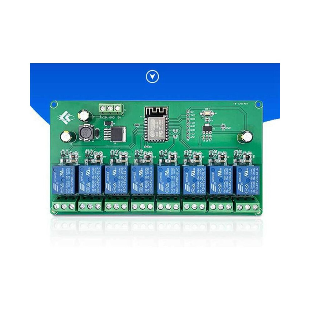 4X ESP8266 WIFI 8 Channel Relay Module ESP-12F Development Board Power ...