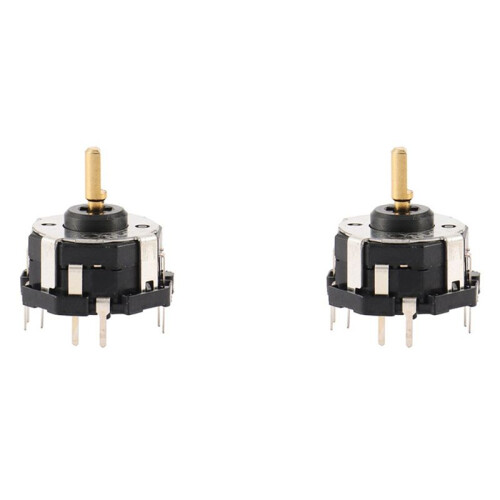 2X RKJXT1F42001 4-Standenschakelaar Autonavigatie Encoder Key Rocker  met Push  Encoder