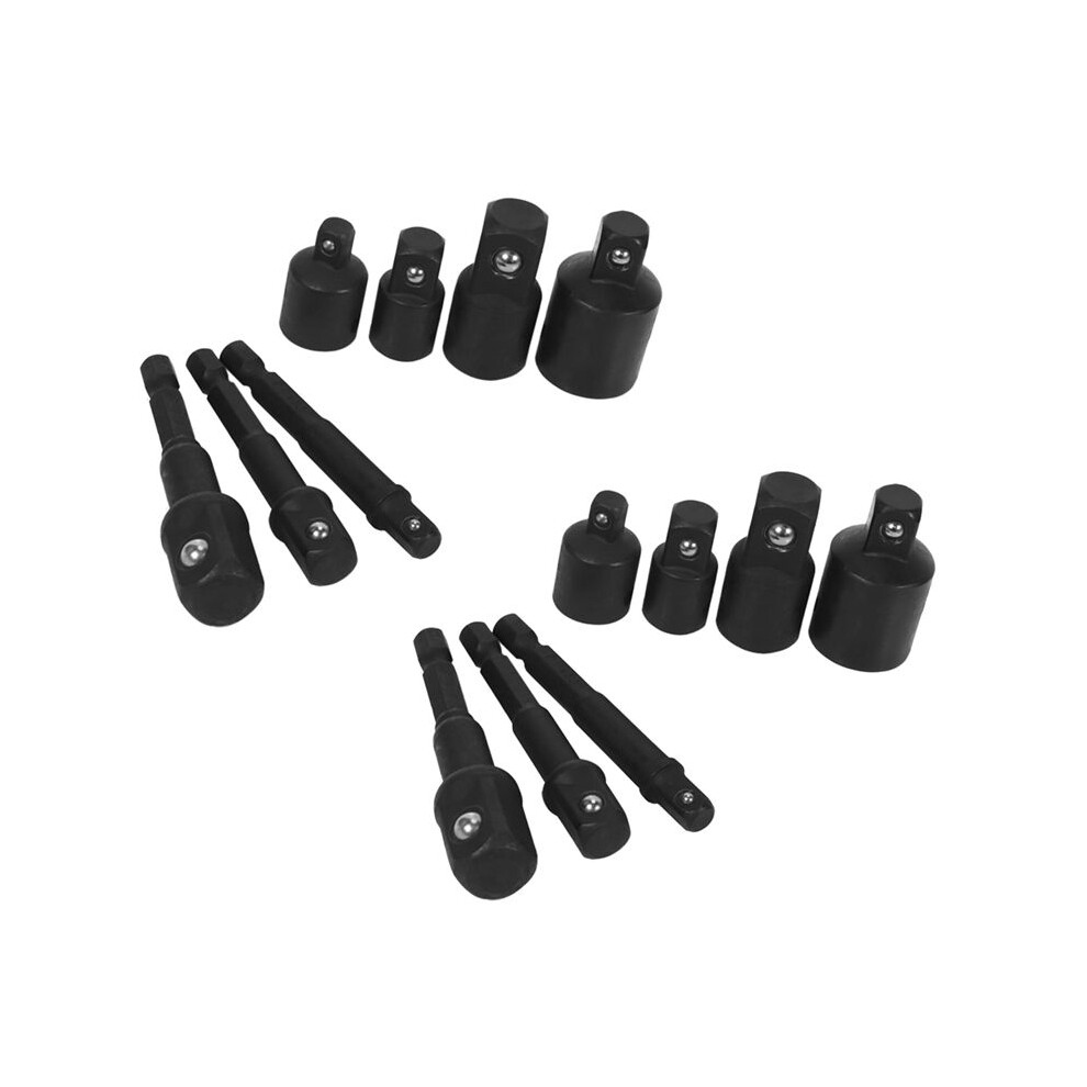 6Pcs Hexagon Space For Adaptor Socket Adaptor Socket Spanner 1/4Inch,1/2Inch,3/8 Socket Adapter And 8Pcs Sleeve Adapter 6032810475161