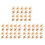 60Pcs Gold Plated RCA Terminal Jack Plug Female Socket Chassis Panel Connector for Amplifier Speaker 1