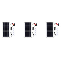 3X 15W Zonnepaneel 12-18V Zonnecel Zonnepaneel voor Telefoon RV Auto MP3 PAD Oplader Outdoor Batterijvoeding B