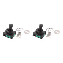 2X Joystick AC 240V 5A 4NO 4NC Momentan 2,5 mm Joystick