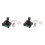2X Joystick  AC 240V 5A 4NO 4NC Momentary 2.5mm Fixing Thread Joystick 1