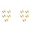 20Pcs Gold Plated RCA Plug Cap Short-Circuit Socket, Phono Connector RCA Shielding Jack Socket Protect Cover Caps 1