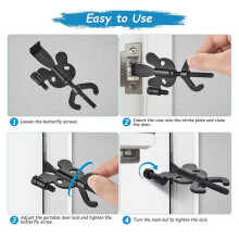 for Travel, Hotel Door Lock, Home Security, Door Lock Security, 1 Pack