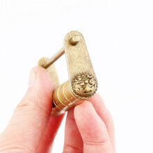 Vintage Combination Lock Alphabet Combination Lock Jewelry Box Padlock Suitable for Wooden Suitcase Drawer