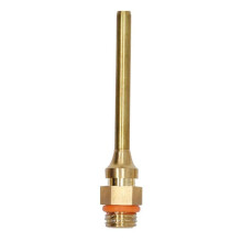 Bocal de Derretimento Quente Bico de Diâmetro de Furo Pequeno Bico Anti-Vazamento Bico de Cobre Acessórios Bicos Ferramentas, 2,0 mm