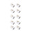 10Pcs 1/2 Inch PVC Mist Nozzle Misting System for Patio Outdoor  Coupling PVC Split Section with Mist Nozzle 1