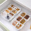 Divided Food Serving Tray with Lids Stackable Snackle Box with 8 Dividers Fruit&Veggie Storage Container for Fridge 1