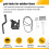 Self Locking Gate  for Wooden Fence Heavy Duty, Steel Spring Cable Pull String Gate Hardware Gate Lock for Garden 9
