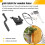Self Locking Gate  for Wooden Fence Heavy Duty, Steel Spring Cable Pull String Gate Hardware Gate Lock for Garden 7