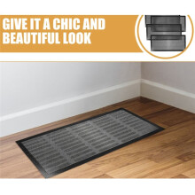 Strainer Air Vent Cover Floor Register Filters Covers to Keep Mice Out Screen Practical Vent Mesh Cover Black