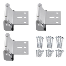 3 Stuks Deurversterkingsslot, Aluminium U-Deurversterkingsslot 3 Inch Veiligheidsdeurslot Huisbestendige Deurstopper