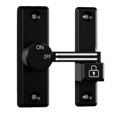 Bolt Door , Punch-Free Buckle, 180 Degree Left/Right Sliding, Suitable for Home Security Door, Barn Garage, Garden